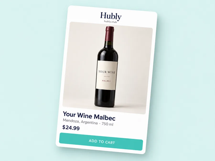 A fictional Malbec for sale on hubly.club